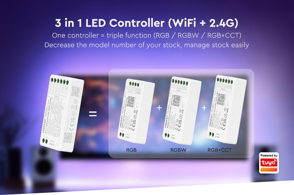 3 in 1 Wi-Fi LED controller
