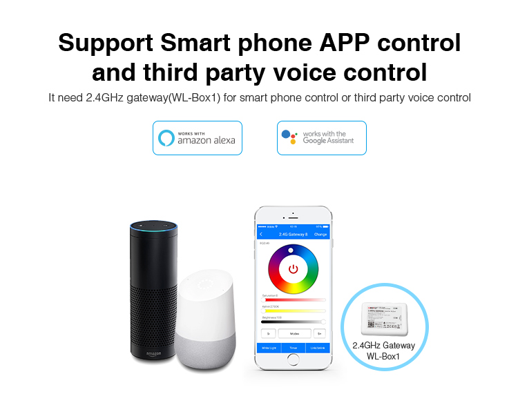 garden light compatible with Alexa voice control