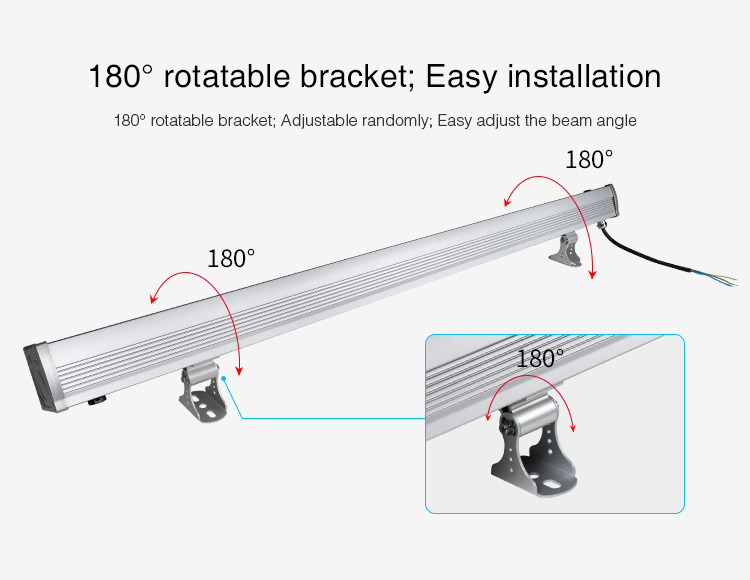 Mi-Light 24W RGB+CCT LED wall washer light RL1-24 easy installation