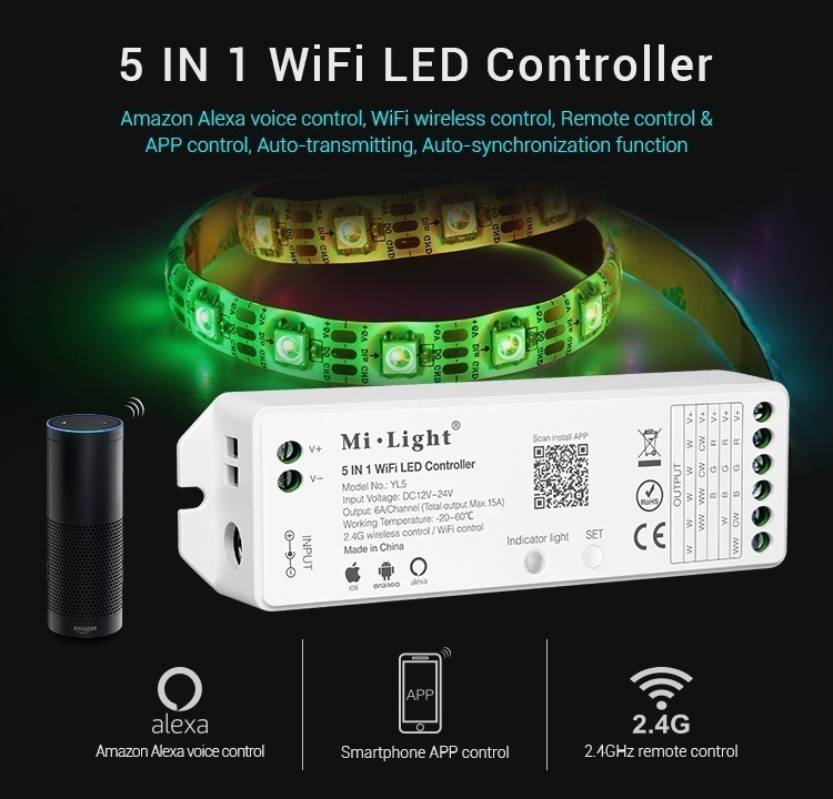 led strip controller alexa