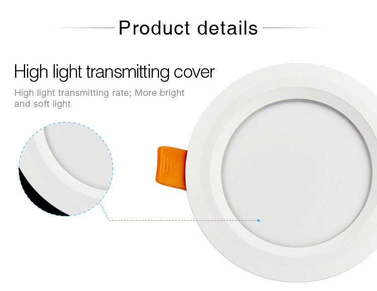 Mi-Light 6W RGB+CCT waterproof LED downlight FUT063 product details high quality cover housing