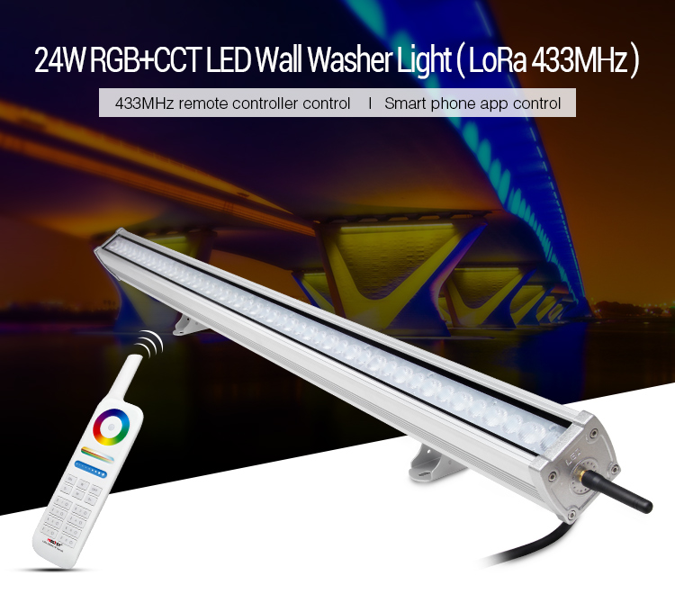 LoRa MiBoxer wall washer 433MHz RGB+CCT light