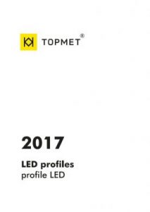 TOPMET 2017 catalogue PDF cover aluminium profiles for LED strips