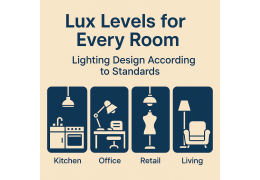 Lux Levels for Every Room: Lighting Design According to Standards