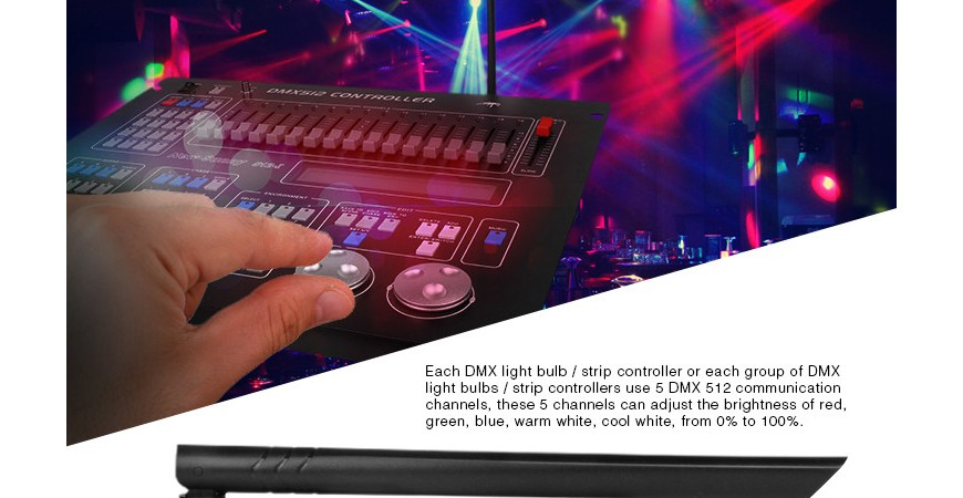 512-Channel USB to DMX DMX512 LED Light DMX-Stage Lighting Module